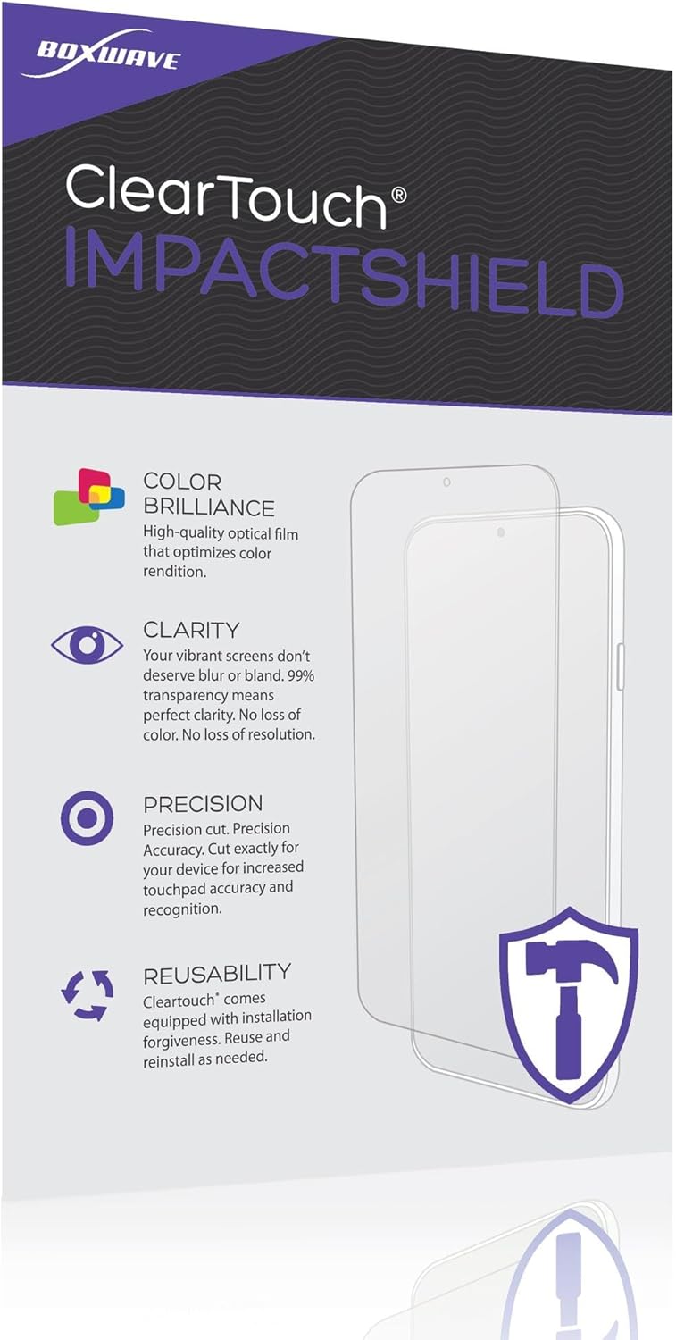 BoxWave Screen Protector Compatible with Neural DSP Quad Cortex - ClearTouch ImpactShield (2-Pack), Impenetrable Screen Protector Flexible Film - Image 2